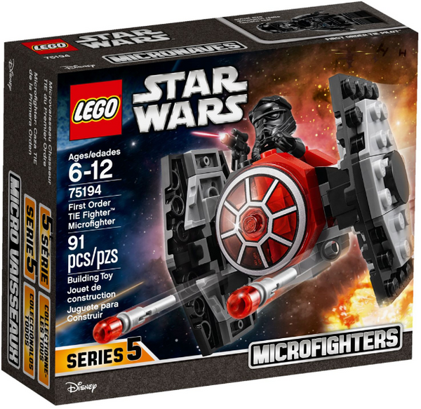 75194 First Order TIE Fighter Microfighter - New, Sealed, Retired LEGO Star Wars Set