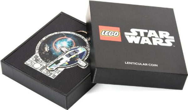 Jango Fett's Starship Lenticular Coin - New Star Wars Promotional Item