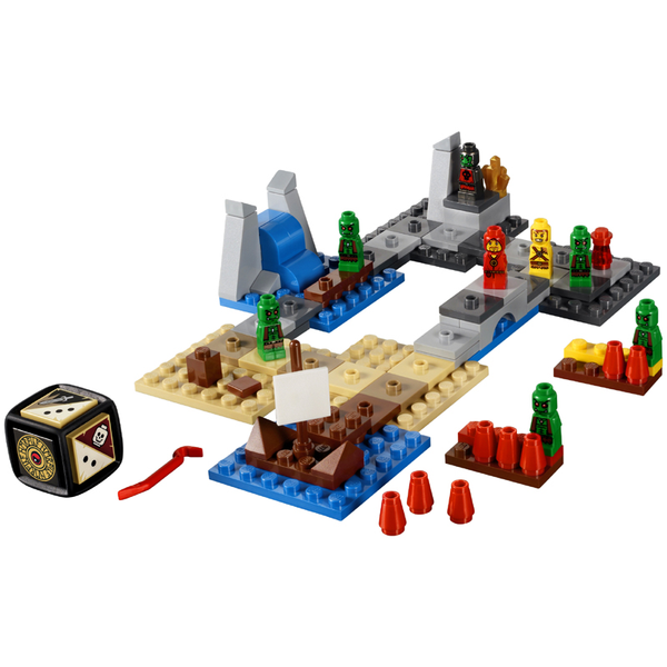 3857 Heroica - Draida Bay - Certified Used, 100% Complete LEGO Games Set