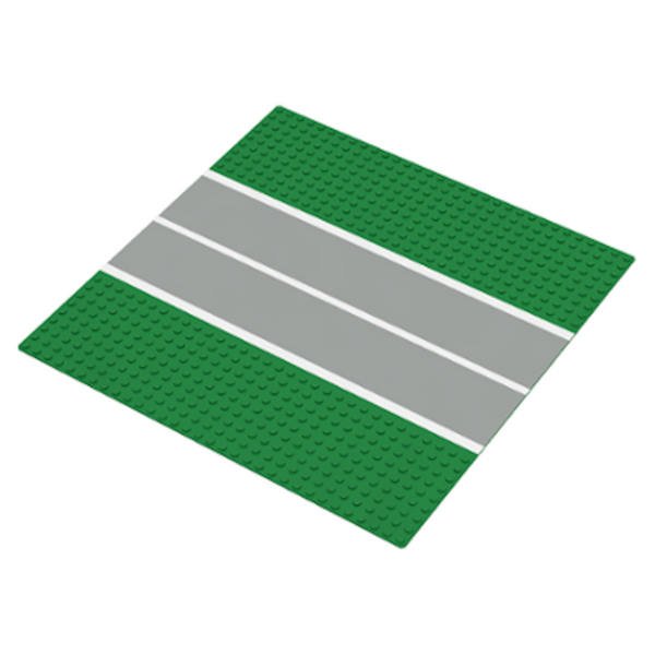 10"x10" LEGO® Road Baseplate