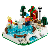 Ice Skating Rink 40416 - New, Sealed, Retired LEGO Holiday Set