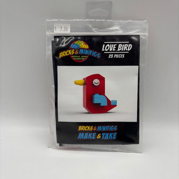 Love Bird (Blue Feathers) Custom LEGO® Kit