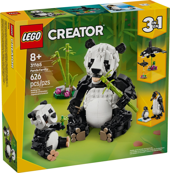 31165 Panda Family - New LEGO Creator Set
