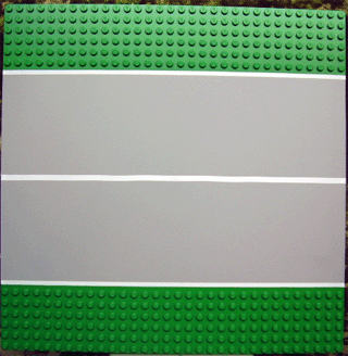 LEGO® Road Baseplate 10"x10" - Straight