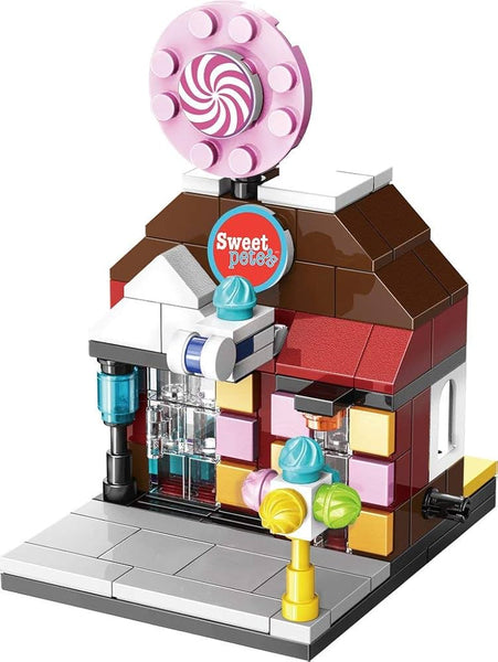 Mini City: Candy Shop - Custom Brick Loot LEGO Kit