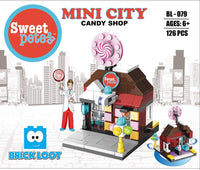 Mini City: Candy Shop - Custom Brick Loot LEGO Kit