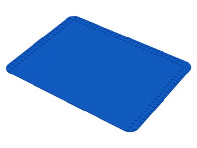 Baseplate 24 x 32 with Studs on Edges (Blue)