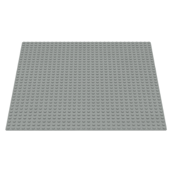 LEGO® Baseplate 10"x10" - Light Gray