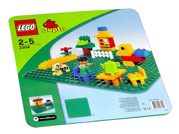 Large Green Building Plate for Duplo - New LEGO Baseplate