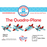 The Quadro Plane - Custom Brick Loot LEGO Kit