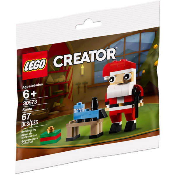 30573 Santa Polybag - New, Sealed Retired LEGO Creator Set