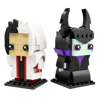 40620 Cruella & Maleficent - New, Sealed, Retired LEGO Disney BrickHeadz Set