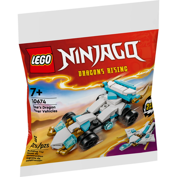 Zane's Dragon Power Vehicles Polybag 30674 - New LEGO Ninjago Set
