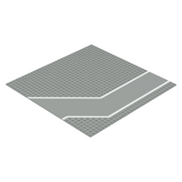 10"x10" LEGO® Road Baseplate - Driveway