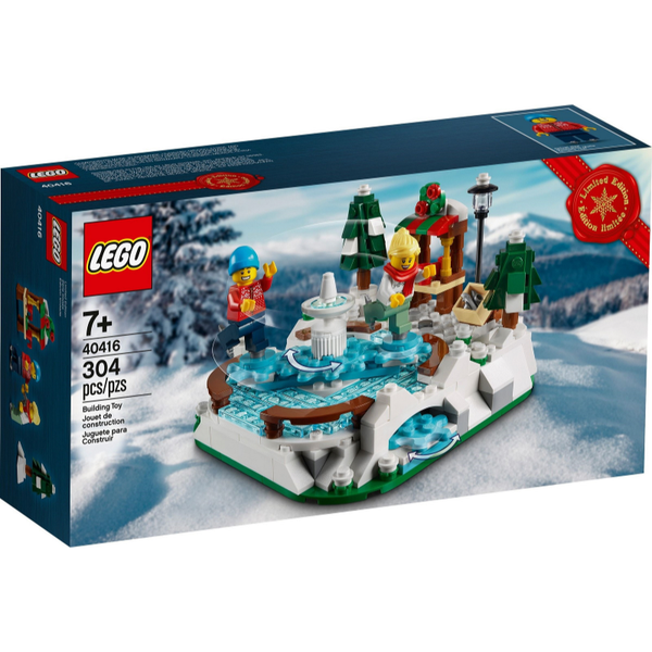 Ice Skating Rink 40416 - New, Sealed, Retired LEGO Holiday Set