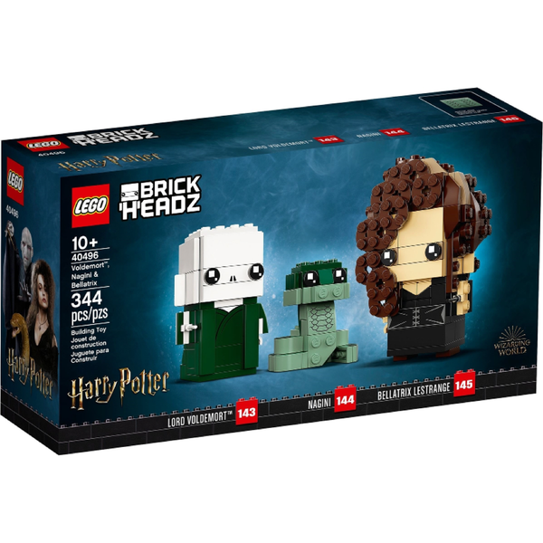 40496 Voldemort™, Nagini & Bellatrix - New, Sealed, Retired LEGO Harry Potter BrickHeadz Set