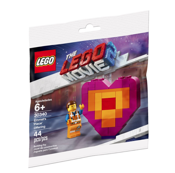 30340 Emmett's 'Piece' Offering Polybag - New, Sealed, Retired LEGO Movie 2 Set